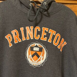 Princeton University Charcoal Gray Hoodie, Size 3XL, Cotton Blend, Port & Co.